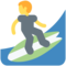 Person Surfing emoji on Twitter